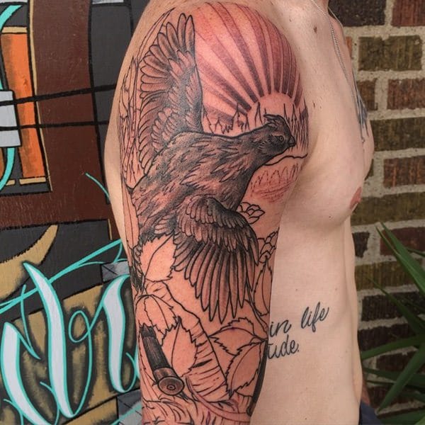 Hunting tattoos design, idea 46