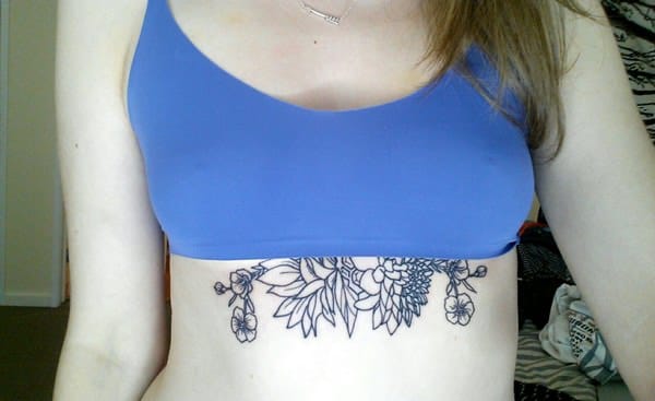 Sternum tattoos design, idea 18