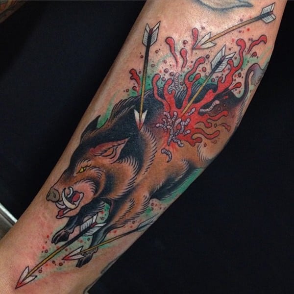 Hunting tattoos design, idea 48