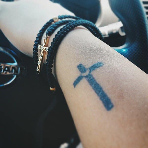 Cross tattoo design, idea 34