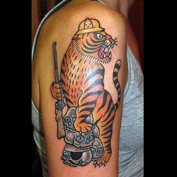 Hunting tattoos design, idea 11