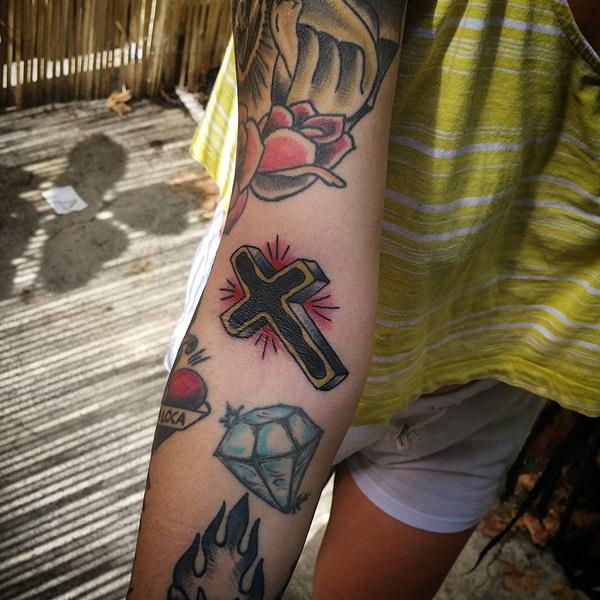 Cross tattoo design, idea 73