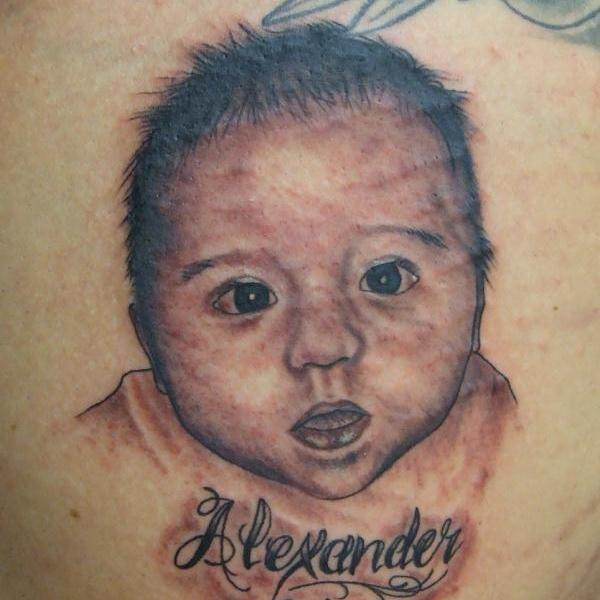 Baby tattoo designs for mom design, idea 2