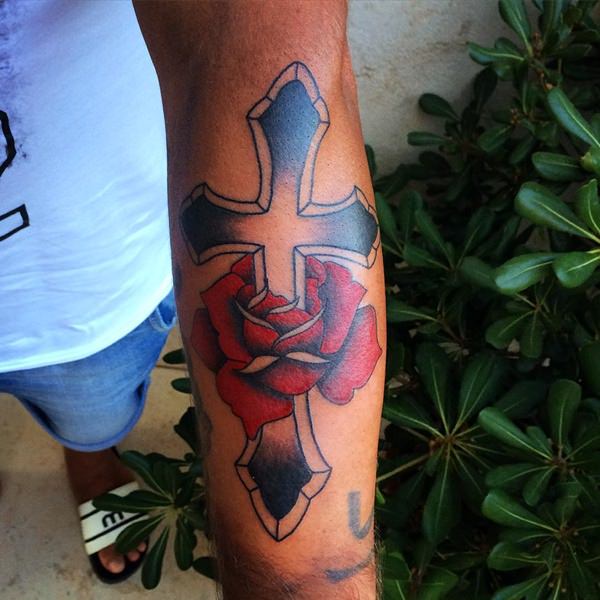 Cross tattoo design, idea 76