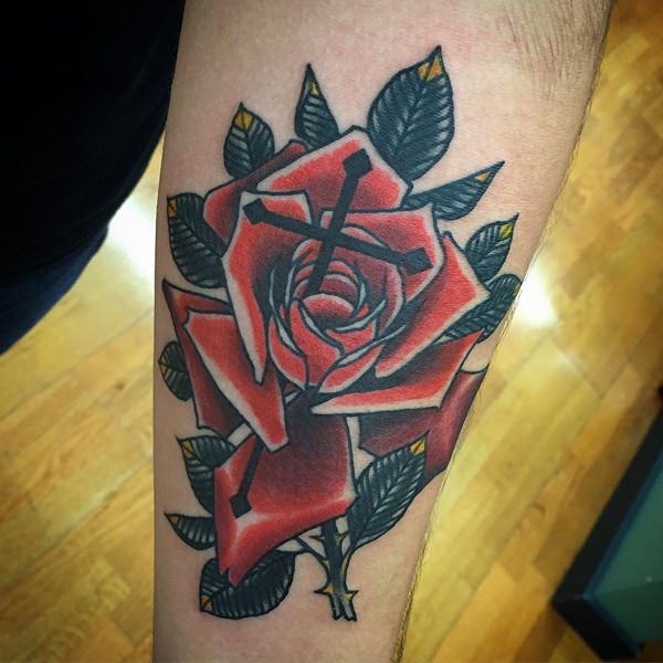 Cross tattoo design, idea 77
