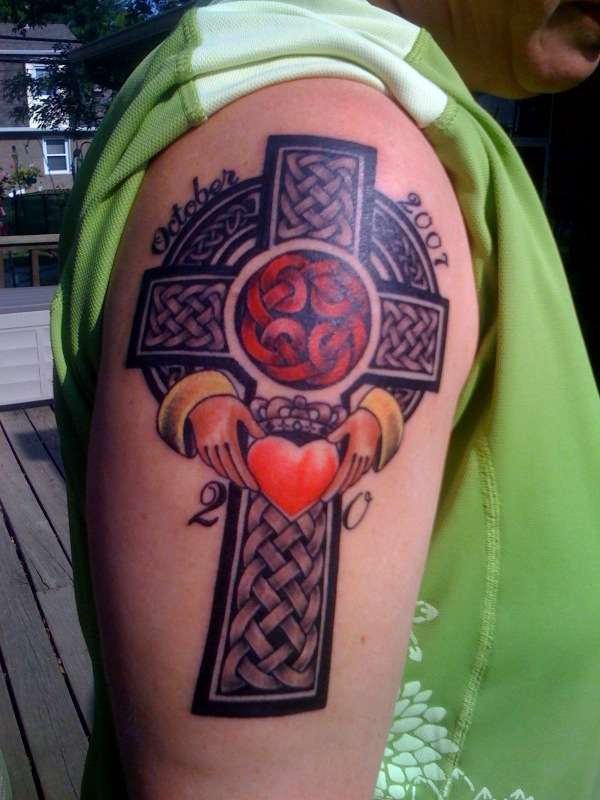 Cross tattoo design, idea 80