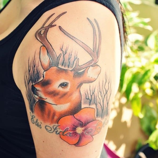 Hunting tattoos design, idea 5