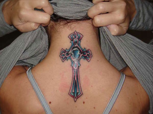 Cross tattoo design, idea 81