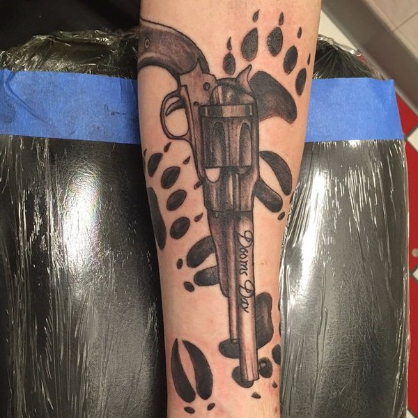 Hunting tattoos design, idea 7