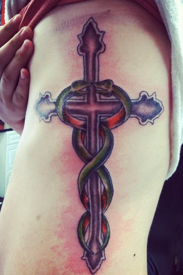 Cross tattoo design, idea 35