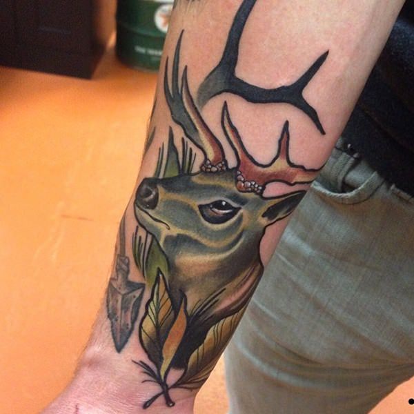 Hunting tattoos design, idea 12