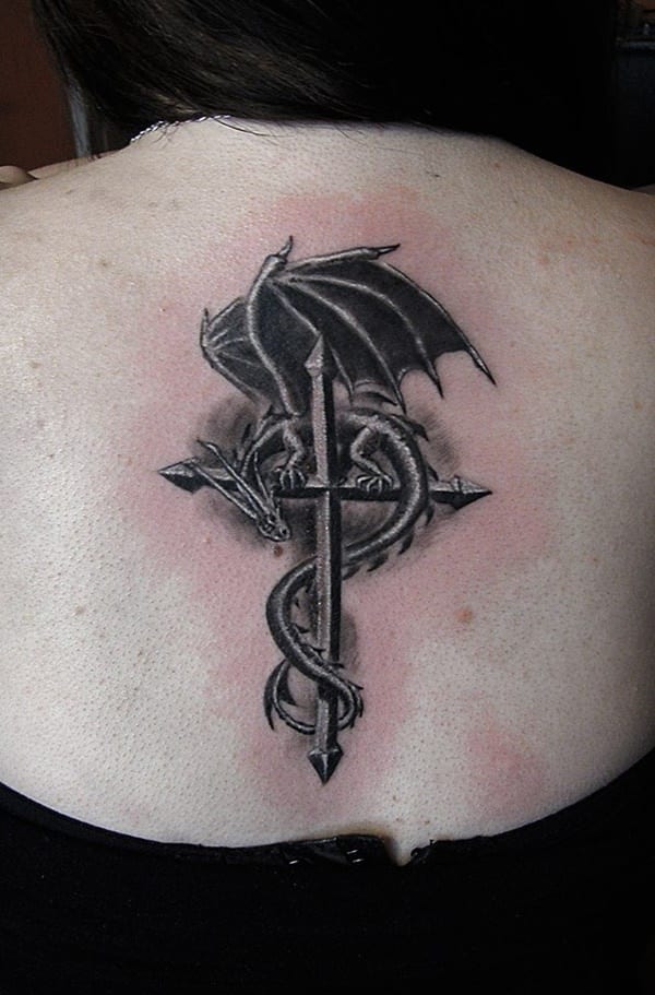 Cross tattoo design, idea 85