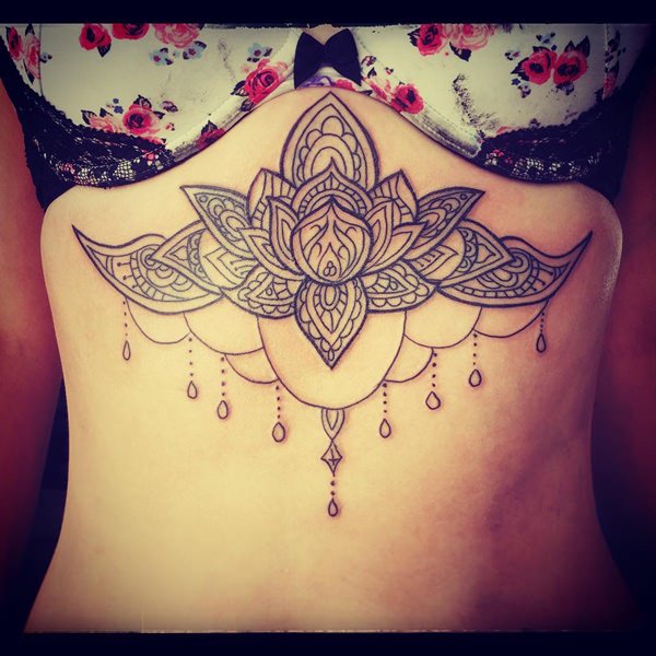 Sternum tattoos design, idea 12