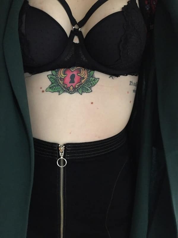 Sternum tattoos design, idea 20