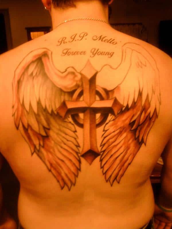 Cross tattoo design, idea 4