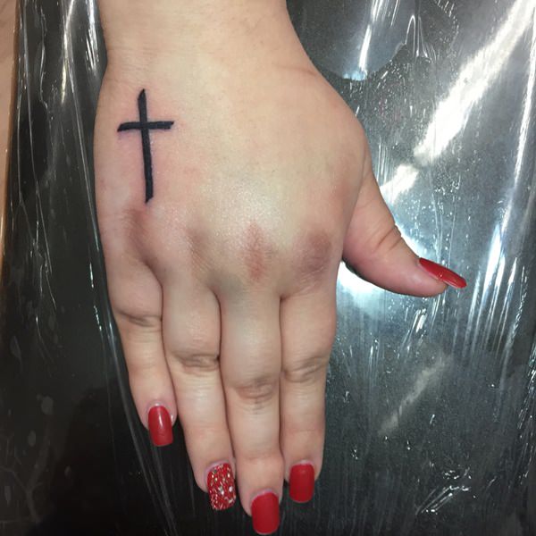 Cross tattoo design, idea 7