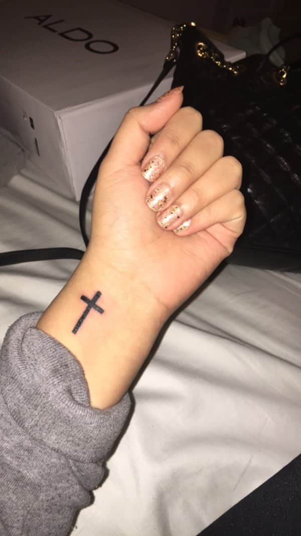 Cross tattoo design, idea 11