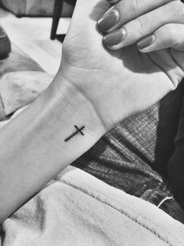 Cross tattoo design, idea 14