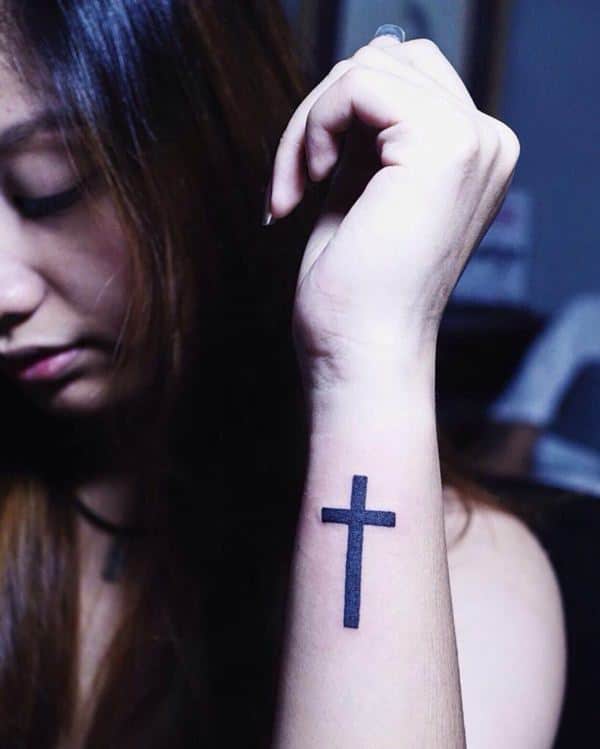 Cross tattoo design, idea 16
