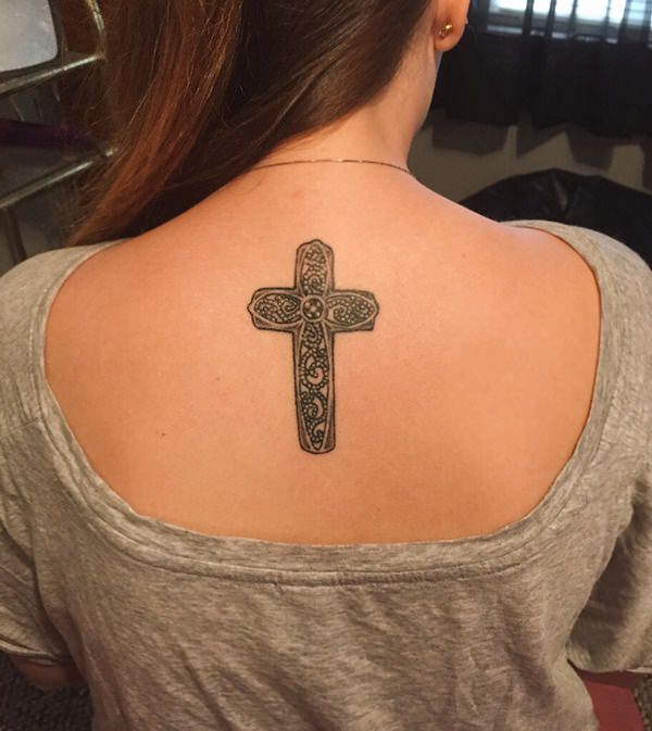 Cross tattoo design, idea 17