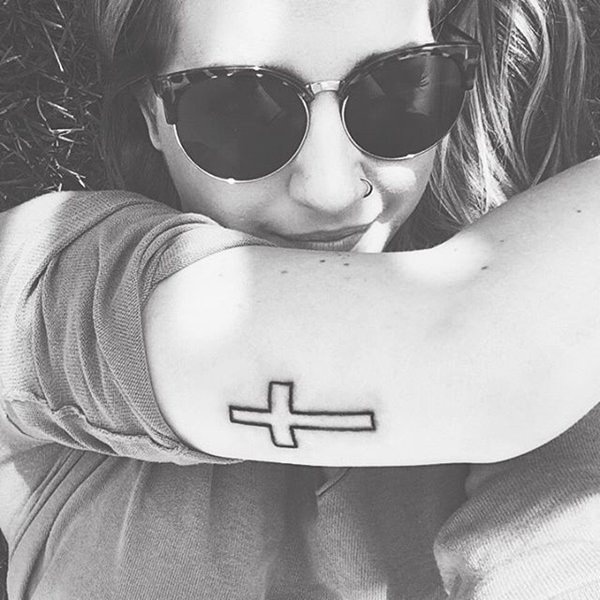 Cross tattoo design, idea 20
