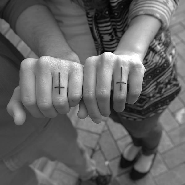 Cross tattoo design, idea 22