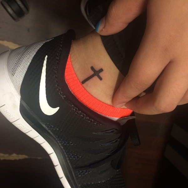 Cross tattoo design, idea 23