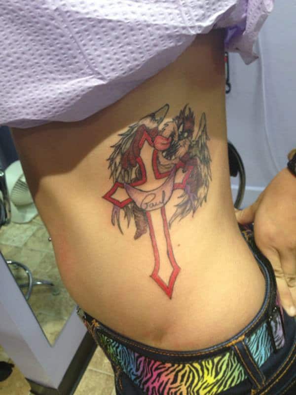 Cross tattoo design, idea 38