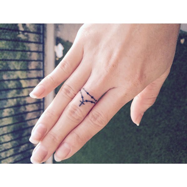 Cross tattoo design, idea 28
