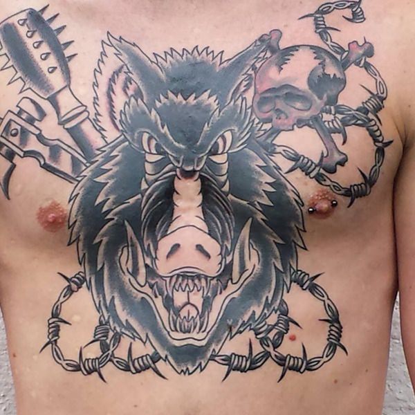 Hunting tattoos design, idea 16