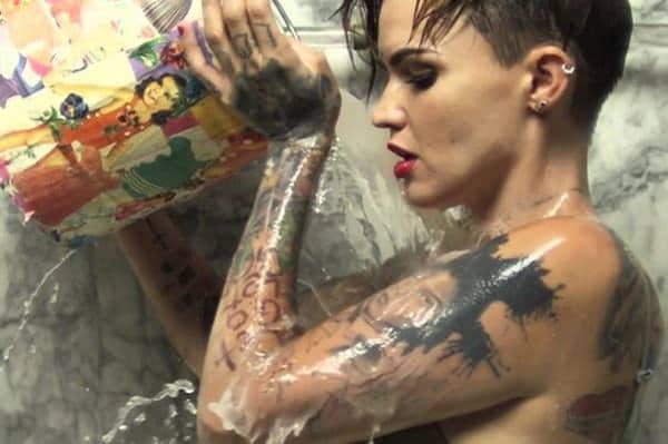 Ruby rose tattoos design, idea 23