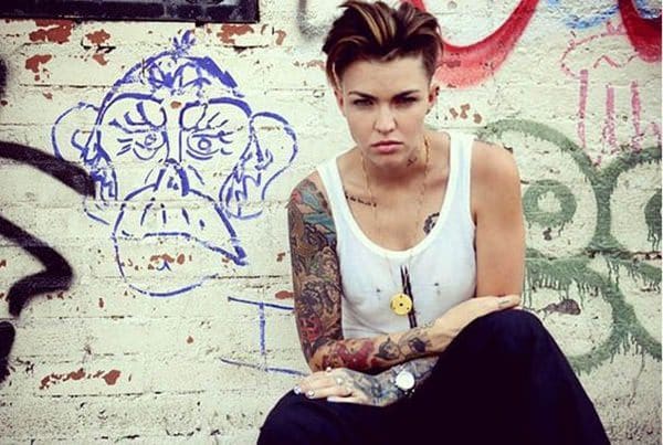 Ruby rose tattoos design, idea 24