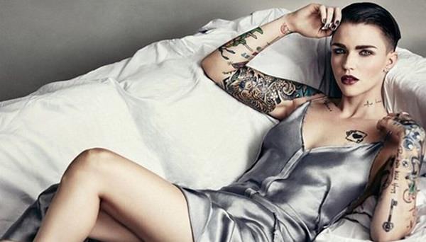 Ruby rose tattoos design, idea 14