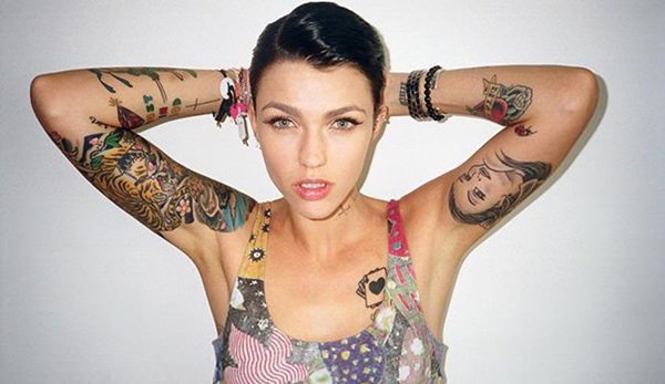 Ruby rose tattoos design, idea 15