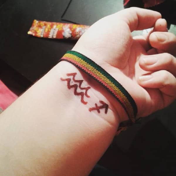 Aquarius tattoos design, idea 19