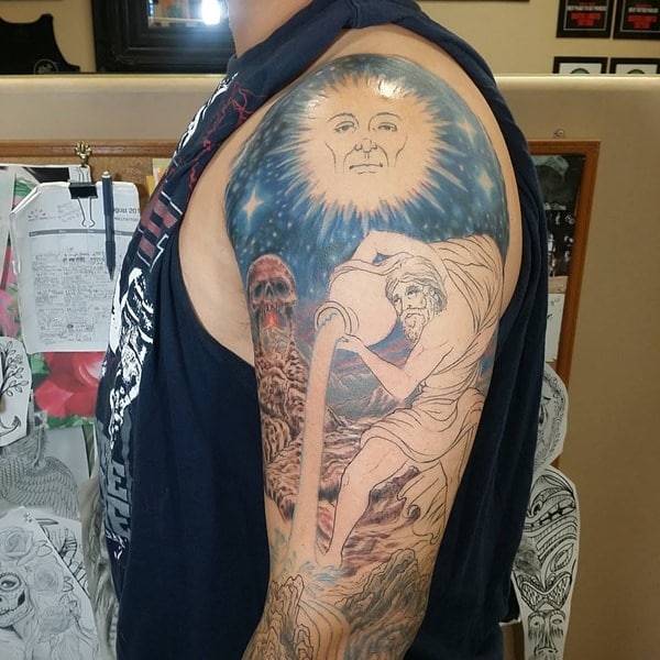 Aquarius tattoos design, idea 21
