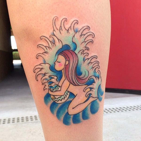 Aquarius tattoos design, idea 22