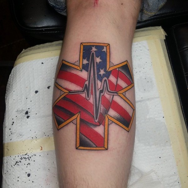 Heartbeat tattoos design, idea 34