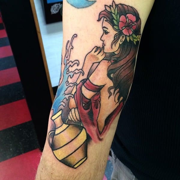 Aquarius tattoos design, idea 31