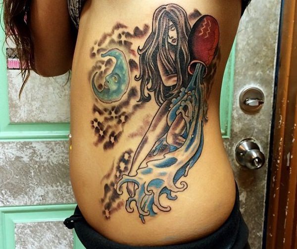 Aquarius tattoos design, idea 34
