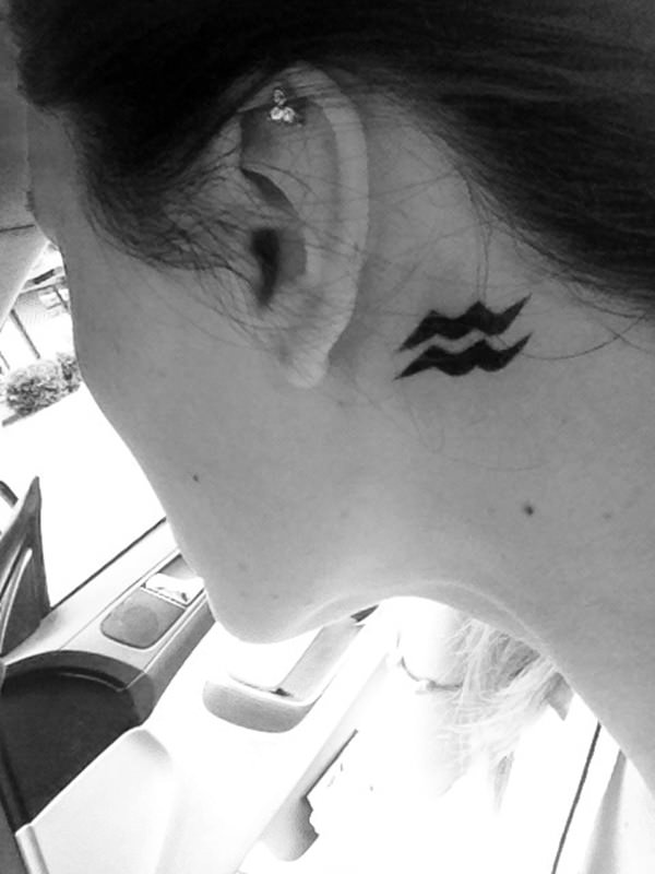 Aquarius tattoos design, idea 10
