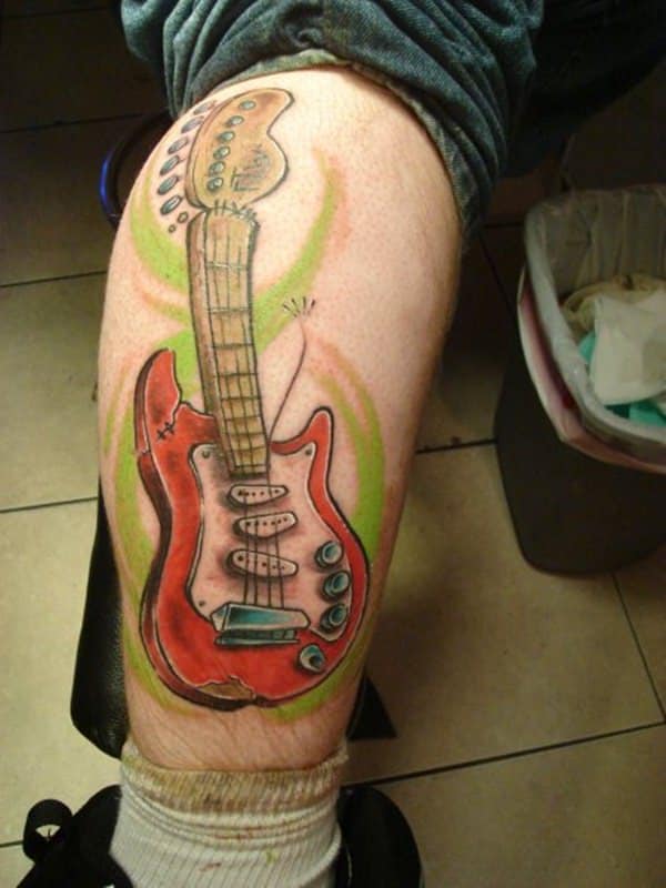 Music tattoo design, idea 24