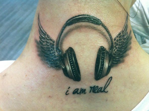 Music tattoo design, idea 25