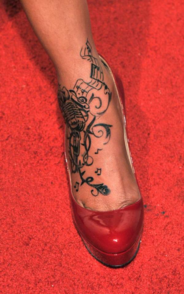 Music tattoo design, idea 27