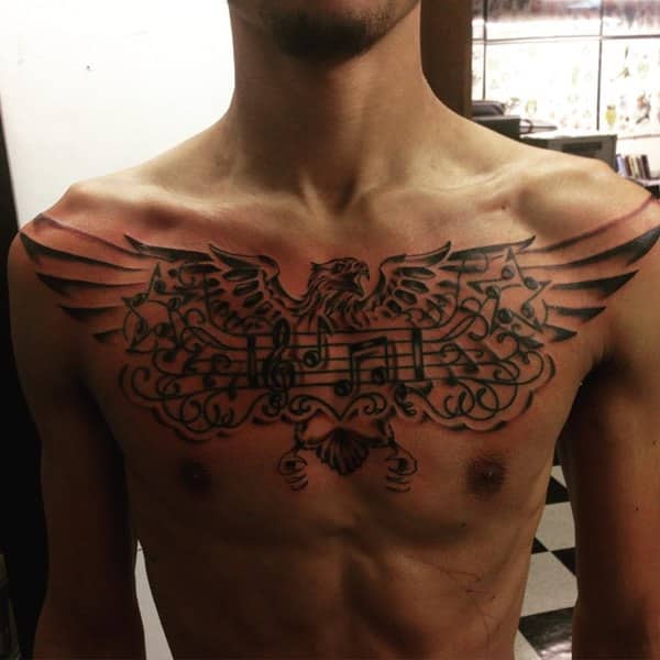 Music tattoo design, idea 31