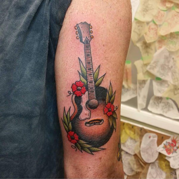 Music tattoo design, idea 33