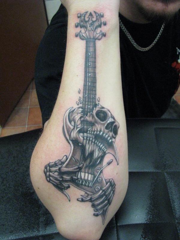 Music tattoo design, idea 34