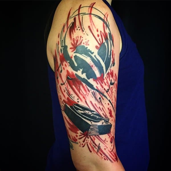 Music tattoo design, idea 41