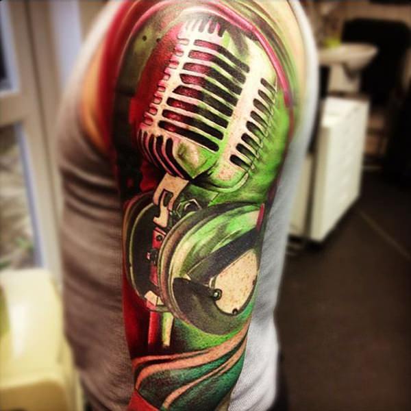 Music tattoo design, idea 48