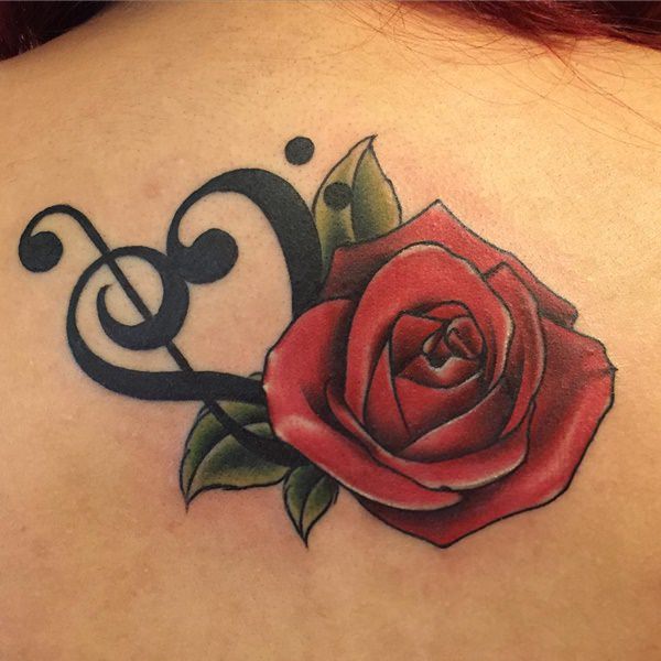 Music tattoo design, idea 53